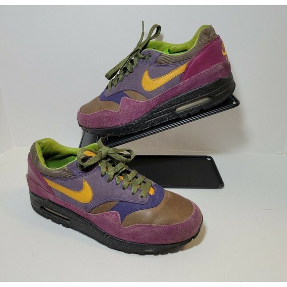 Nike Air Max 1 Premium Terra Huarache Mens Size 7  Atmos Parra Clot Bacon Grape main image 12